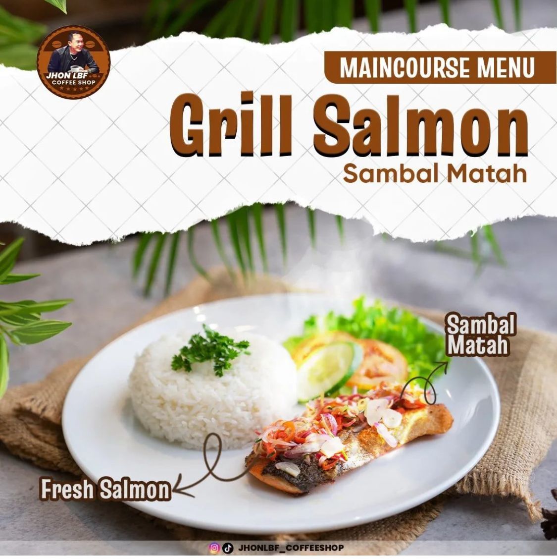 Grill Salmon Sambal Matah